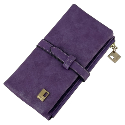 Гаманець жіночий під нубук Tauren 1287 фіолетовий