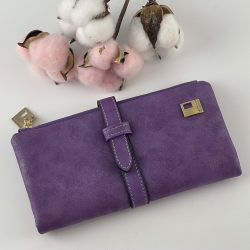 Гаманець жіночий під нубук Tauren 1287 фіолетовий