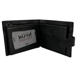 Гаманець чоловічий шкіряний Bond Non 523-281 чорний