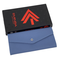 Кошелек женский кожаный Eminsa 2184 18-30 голубой