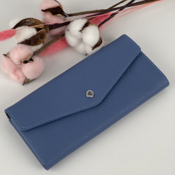 Кошелек женский кожаный Eminsa 2184 18-30 голубой