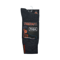 Шкарпетки чоловічі Pasa Thermal 090 високі сірі Size 41-45