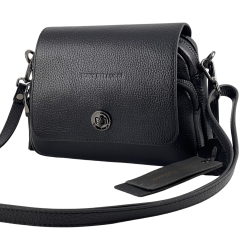 Сумка жіноча шкіряна Tony Bellucci 0619-281 чорна