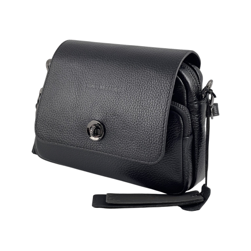 Сумка жіноча шкіряна Tony Bellucci 0619-281 чорна