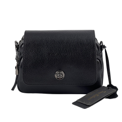 Сумка жіноча шкіряна Tony Bellucci 0619-281 чорна