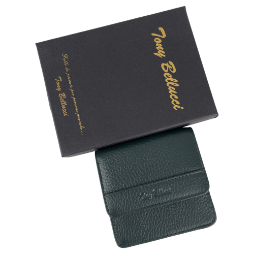 Гаманець жіночий шкіряний Tony Bellucci T555-1005 темно-зелений