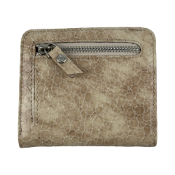 Кошелек женский кожаный лакированный Karya 1208-571 экрю