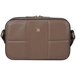 Сумка крос-боді жіноча шкіряна Enzo Nori EN1051-259 бежева