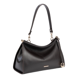 Сумка жіноча шкіряна Enzo Nori EN1122-253 темно-коричнева