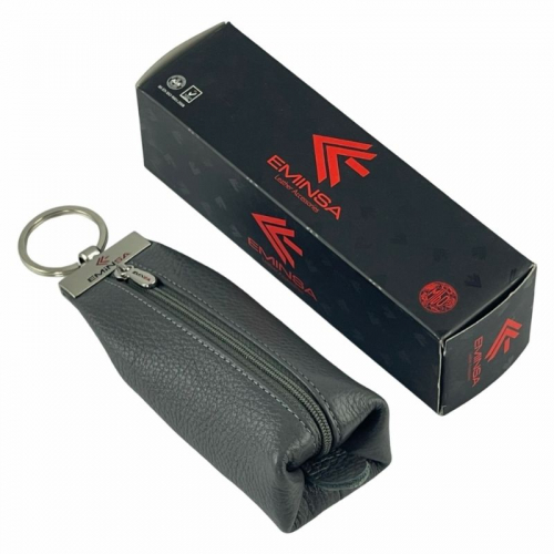 Ключниця шкіряна Eminsa 1588 18-11 сіра