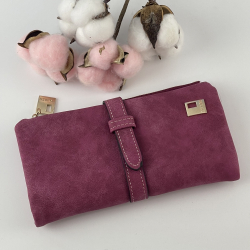 Гаманець жіночий під нубук Tauren 1287 фуксія