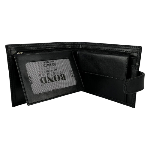 Гаманець чоловічий шкіряний Bond Non 523-1 чорний