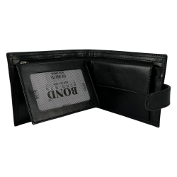 Гаманець чоловічий шкіряний Bond Non 523-1 чорний