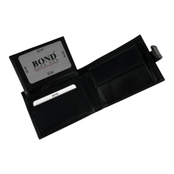 Гаманець чоловічий шкіряний Bond Non 523-1 чорний