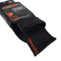 Шкарпетки чоловічі Pasa Thermal 090 високі темно-сірі Size 41-45