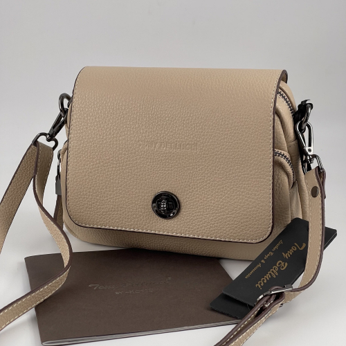 Сумка жіноча шкіряна Tony Bellucci 0619-201-1 світло бежева