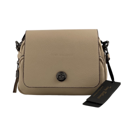 Сумка жіноча шкіряна Tony Bellucci 0619-201-1 світло бежева