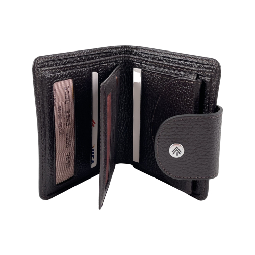 Кошелек женский кожаный Eminsa 2154 18-3 темно коричневый