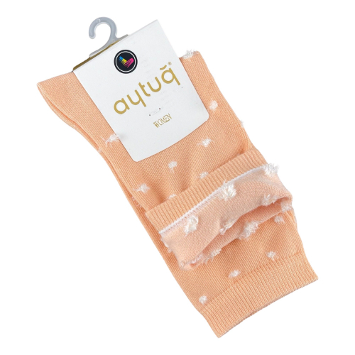Шкарпетки жіночі Aytug Cotton 41071 високі персикові Size 36-40