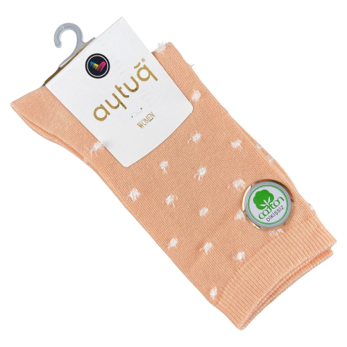 Шкарпетки жіночі Aytug Cotton 41071 високі персикові Size 36-40