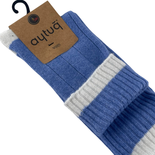 Шкарпетки жіночі Aytug 45024 Lambswool високі блакитні Size 36-40
