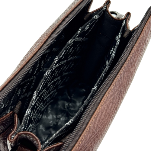 Сумка мужская кожаная Karya 0266-07 коричневая