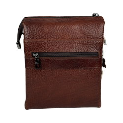Сумка мужская кожаная Karya 0266-07 коричневая