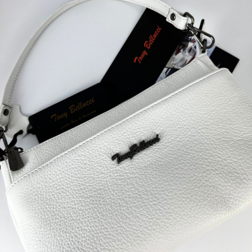 Сумка женская кожаная Tony Bellucci 0440-200 белая