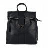 Рюкзак женский кожаный Genuine Leather 638301 черный
