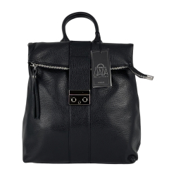 Рюкзак жіночий шкіряний Genuine Leather 638301 чорний