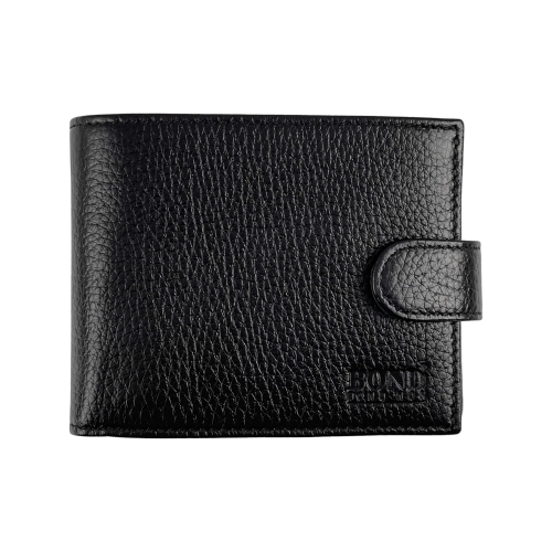 Гаманець чоловічий шкіряний Bond 592-281 чорний
