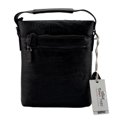 Сумка чоловіча шкіряна Karya 0908-04 темно-коричнева