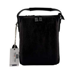 Сумка чоловіча шкіряна Karya 0908-04 темно-коричнева