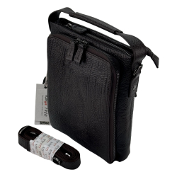 Сумка чоловіча шкіряна Karya 0908-04 темно-коричнева