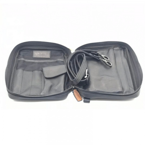 Сумка чоловіча шкіряна Bond 1153 чорна