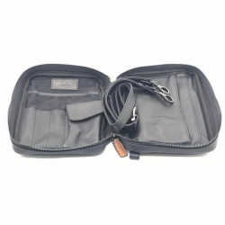 Сумка чоловіча шкіряна Bond 1153 чорна