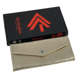 Кошелек женский кожаный Eminsa 2184 32-10 золотистый