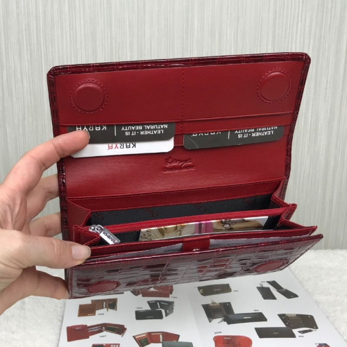 Кошелек женский кожаный лакированный Karya 1146