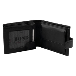 ​Гаманець чоловічий шкіряний Bond 592-1 чорний