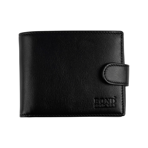 ​Гаманець чоловічий шкіряний Bond 592-1 чорний