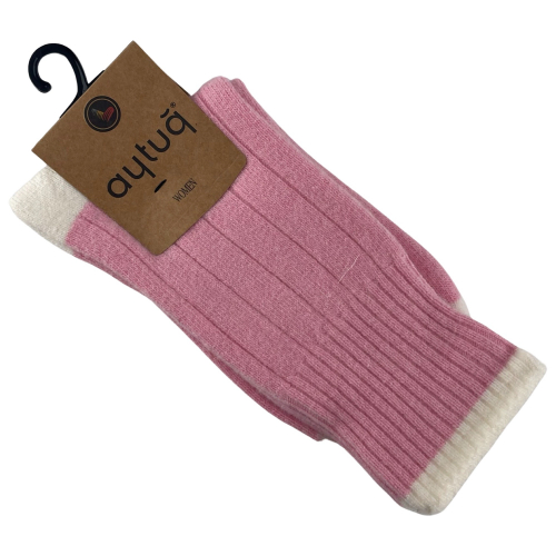 Шкарпетки жіночі Aytug 45024 Lambswool високі рожеві Size 36-40