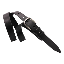 Ремень женский кожаный Кремень 05.25.00.62 черный 125 см