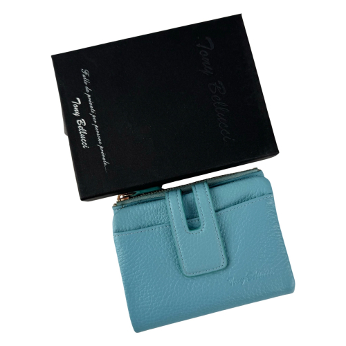 Кошелек женский кожаный Tony Bellucci T898-210 голубой