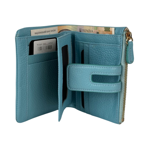 Кошелек женский кожаный Tony Bellucci T898-210 голубой