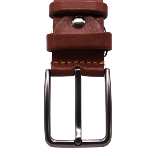 Ремень мужской кожаный Кремень 01407704 130 см Флоренция коричневый