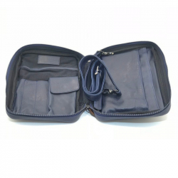 Сумка чоловіча шкіряна Bond 1153 синя