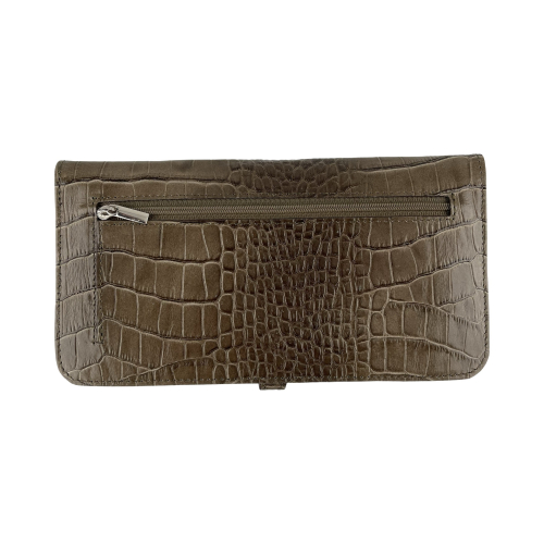 Гаманець жіночий під крокодилячу шкіру Tony Bellucci 711-354 оливковий