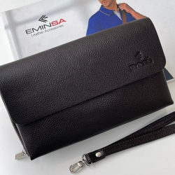 Клатч мужской кожаный Eminsa 5099 37-3 темно-коричневый