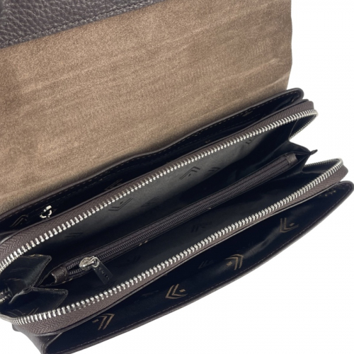 Клатч чоловічий шкіряний Eminsa 5099 37-3 темно-коричневий