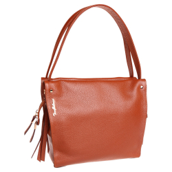 Сумка женская кожаная Tony Bellucci 0319-285 светло-коричневая